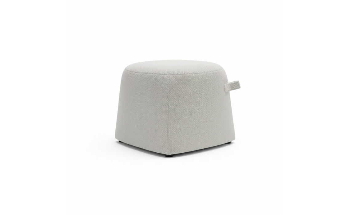 Пуф VANNI VANNI 50X50X39 см. AMIRI OFFWHITE (ROM03585)