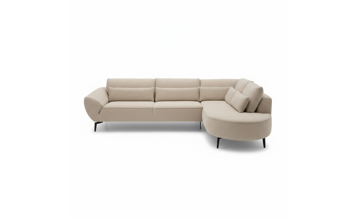Диван BORRA B100-300-170S/RAMIRO CREAM/BULTEX/01 BLACK/
