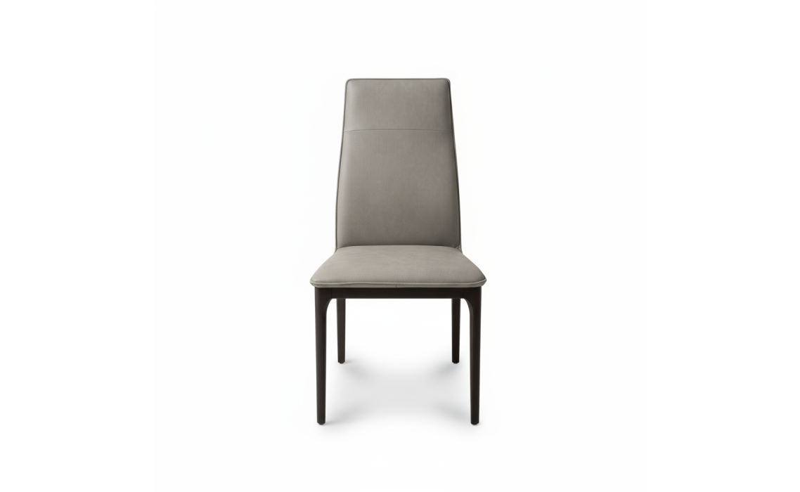 Стул интерьерный NOVARRO CHAIR MASSA 610 LIGHT GREY  BLACK MATTE (NRM06181)