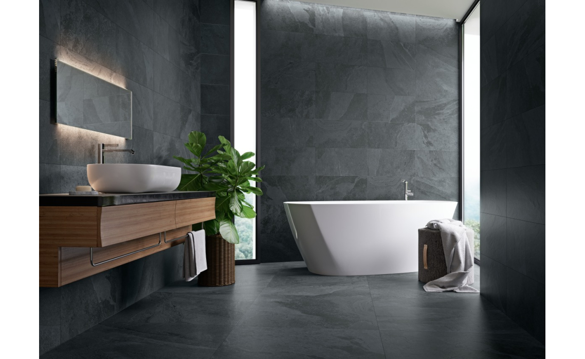 Керамическая плитка ANNAPURNA NEGRO Черный 60X10X (NCR00050)