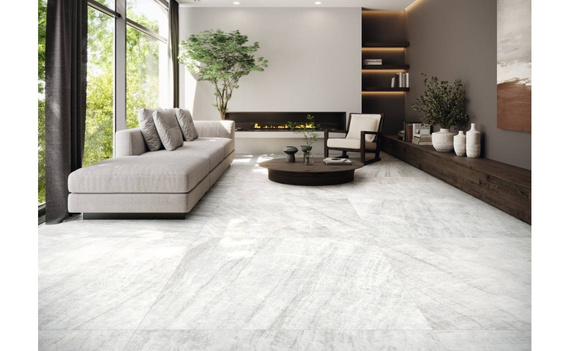 Керамическая плитка TAJ MAHAL WHITE Серый 120X120X10 (NCR01634)