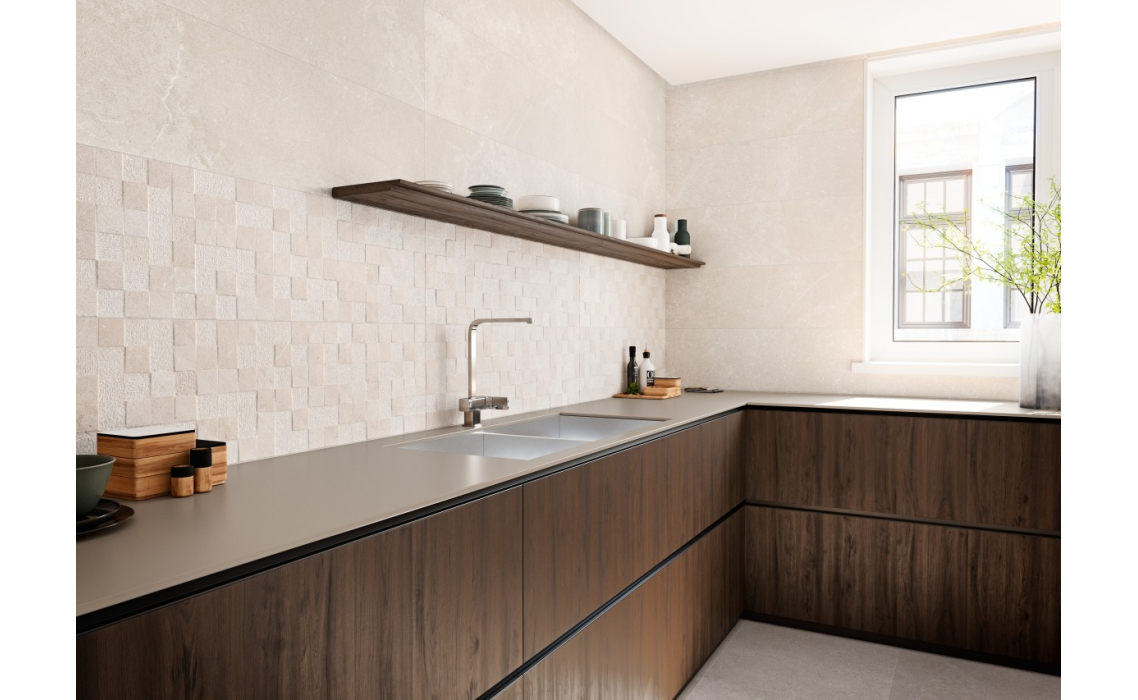 Керамическая плитка VILLAGE VISON RECT. Бежевый 60X60X10 (NCR01765)