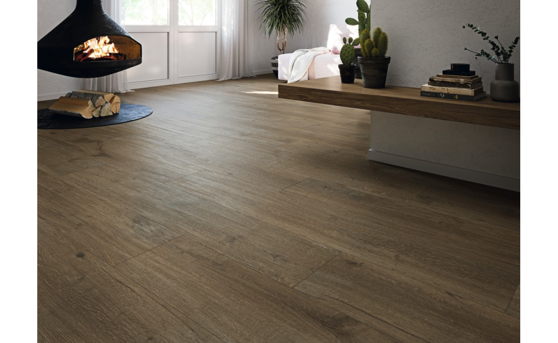 Керамическая плитка SELVA TECA ANTI. Коричневый 120X20X10 (NCR01452)