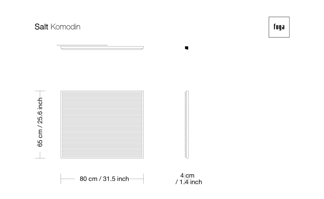 Тумба прикроватная SALT NIGHTSTAND Anthracite walnut veneer Aura marble Anthracite walnut veneer 51X