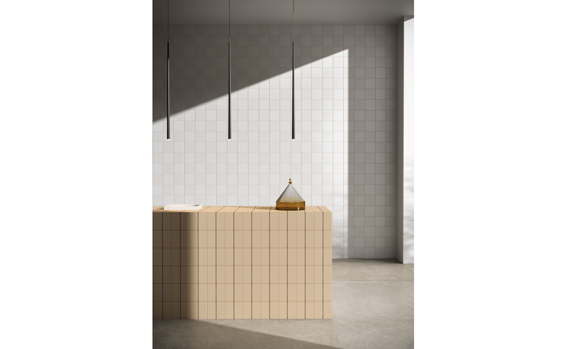 Керамическая плитка LINE CREAM Бежевый 15X15X10 (NCR03367)