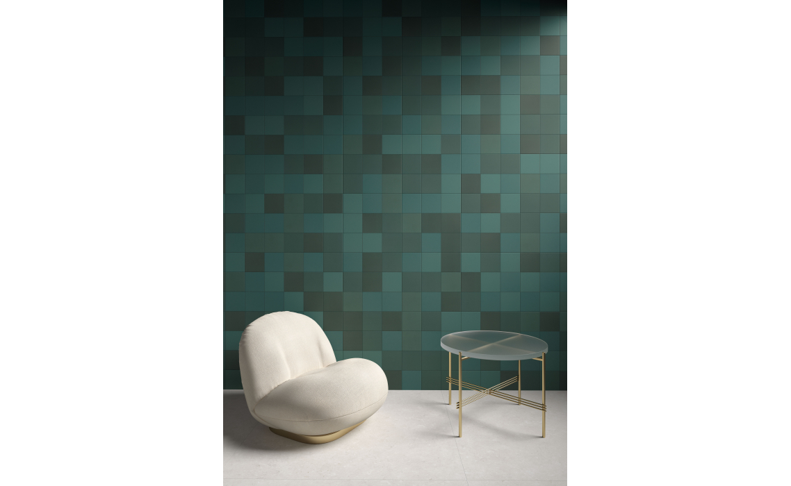 Керамическая плитка CROMA LEAF Зеленый 15X15X10 (NCR03362)