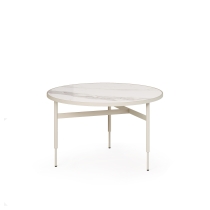 Стол журнальный GIO COFFEE TABLE ANGORA MICHELANGELO  70X70X42 СМ. (ROM01396_1)