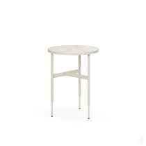 Стол приставной GIO SIDE TABLE ANGORA MICHELANGELO  40X40X52 СМ. (ROM01400_1)
