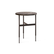 Стол приставной GIO SIDE TABLE TAUPE NOIR DESIR SHINY  40X40X52 СМ. (ROM01398)