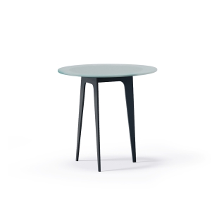 Стол приставной LINUS SIDE TABLE BLACK BETON   51X60X55 СМ. (NRM00121)