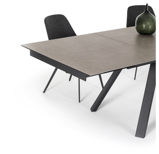 Стол обеденный TANDEM BUTTERFLY DINING TABLE CENTRAL BLK TAUPE  260X100X74 СМ. (NRM00092)