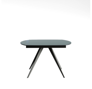Стол обеденный LIRA DINING TABLE ANTHRACITE ANTHRACITE GLASS  180X90X76 СМ. (NRM00599)