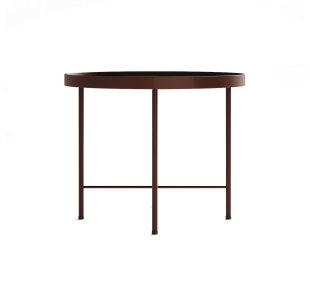 Стол приставной CHRIS COFFEE TABLE CORTEN BRONZE MIRROR  60X60X48 СМ. (NRM00655)