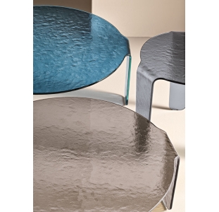 Стол приставной NORI SIDE TABLE BRONZO CLEAR BRONZO CLEAR  45X47X44 СМ. (NRM00657)