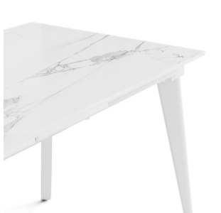 Стол обеденный AUSTRI DINING TABLE WHITE GLOSSY WHITE MARBLE  180X80X75 СМ. (NRM00774)