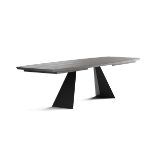 Стол обеденный PASCAL DINING TABLE BLACK THERMO OAK  300X100X75 СМ. (NRM00781)