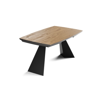 Стол обеденный PASCAL DINING TABLE BLACK RAW OAK  250X95X75 СМ. (NRM00778)