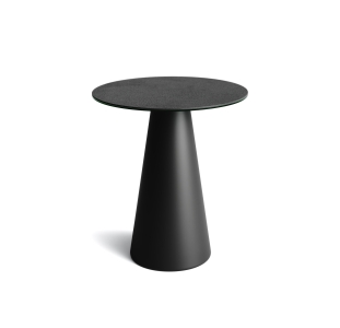 Стол приставной MUSHROOM SIDE TABLE BLK ANTHRACITE  50X50X58 СМ. (NRM00965)