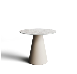 Стол приставной MUSHROOM SIDE TABLE QGTT DIAMOND CREAM  50X50X48 СМ. (NRM00968)
