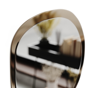 Настенное зеркало FILL SMOKY MIRROR BRONZE 45X9X46 СМ. (NRM01105)