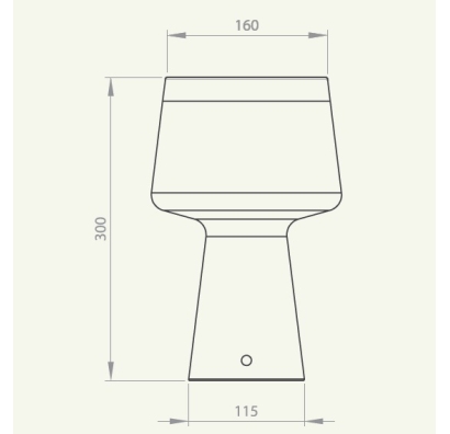 Светильник настольный MAGIC lampe a poser rouge ORANGE GLASS 16X16X30 СМ. (SEY00021)