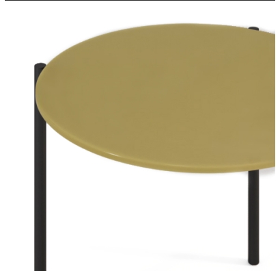 Стол журнальный ROUND COFFEE TABLE BLACK ANTIOUE BRONZE  60X60X50 СМ. (NRM00125)