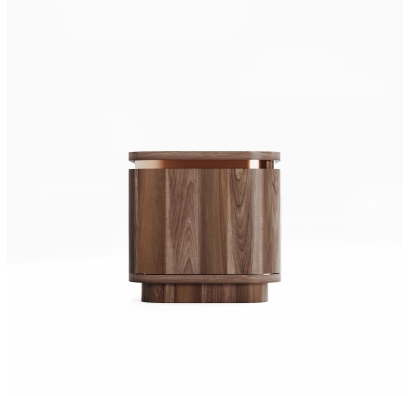 Тумба прикроватная RONDA NIGHTSTAND RIGHT MODULE WALNUT WALNUT  60X46X45 СМ. (NRM00037)