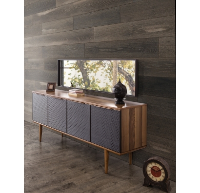 Комод PUNTO CONSOLE WALNUT WALNUT BROWN 208X49X82 СМ. (NRM00032)