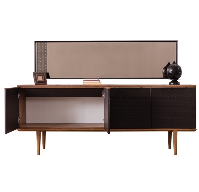 Комод PUNTO CONSOLE WALNUT WALNUT BROWN 208X49X82 СМ. (NRM00032)