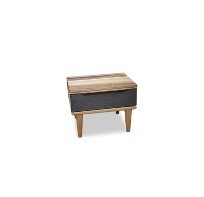 Тумба прикроватная PUNTO NIGHTSTAND WALNUT WALNUT BROWN 60X50X41 СМ. (NRM00036)