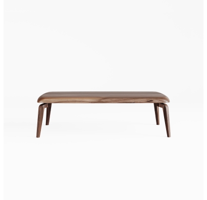 Стол журнальный RONDA CENTER TABLE BROWN EUROPEAN WALNUT  133X75X40 СМ. (NRM00052)