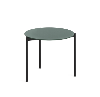 Стол журнальный ROUND COFFEE TABLE BLACK VERDE MUSCHIO  60X60X50 СМ. (NRM00230)