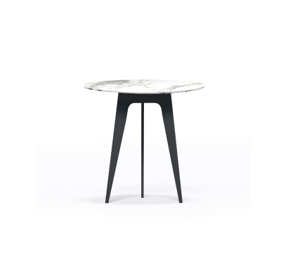 Стол приставной LINUS SIDE TABLE BLACK MICHELANGELO  51X60X55 СМ. (NRM00241)