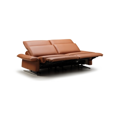 Диван ADORA B103-220-103B/54/MONTANA COGNAC/VISCOTEX/01BR BRUSHED/E,R,E,R