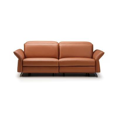 Диван ADORA B103-220-103B/54/MONTANA COGNAC/VISCOTEX/01BR BRUSHED/E,R,E,R