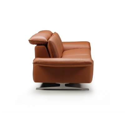 Диван ADORA B103-220-103B/54/MONTANA COGNAC/VISCOTEX/01BR BRUSHED/E,E