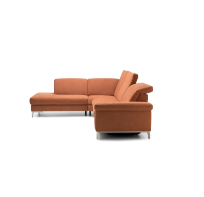 Диван CADINI T240-280-280B/54/KALEIDO COGNAC/BULTEX/01BR BRUSHED/E,E,E,R