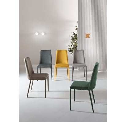 Стул интерьерный RUFUS CHAIR TESSUTO LIGHT GRAY TESSUTO Светло-серый (NRM00583)