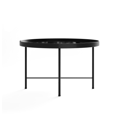 Стол журнальный ANASTASIA COFFEE TABLE NERO SMOKY MIRROR  80X80X38 СМ. (NRM00652)