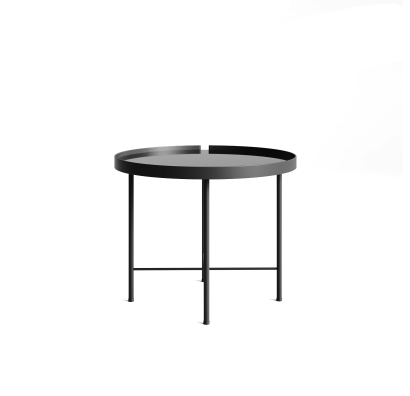 Стол приставной ANASTASIA COFFEE TABLE NERO SMOKY MIRROR  60X60X48 СМ. (NRM00653)