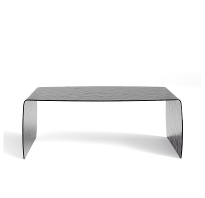 Стол журнальный LUMINARY COFFEE TABLE SMOKY CLEAR SMOKY CLEAR HAMMERED  100X65X38 СМ. (NRM00673)