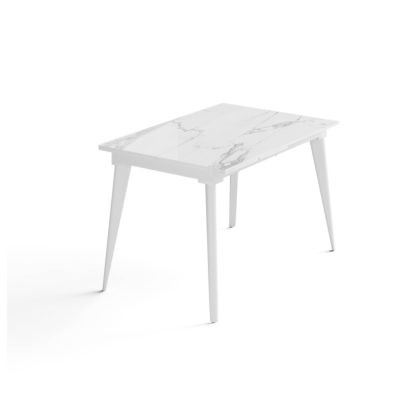 Стол обеденный AUSTRI DINING TABLE WHITE GLOSSY WHITE MARBLE  180X80X75 СМ. (NRM00774)