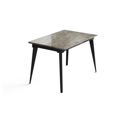 Стол обеденный AUSTRI DINING TABLE ANTHRACITE GLOSSY GRAY MARBLE  180X80X75 СМ. (NRM00775)