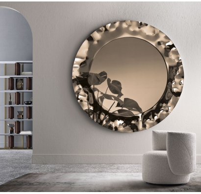 Зеркало настенное HEAVEN MIRROR BRONZO 180X9X180 СМ. (NRM00832)