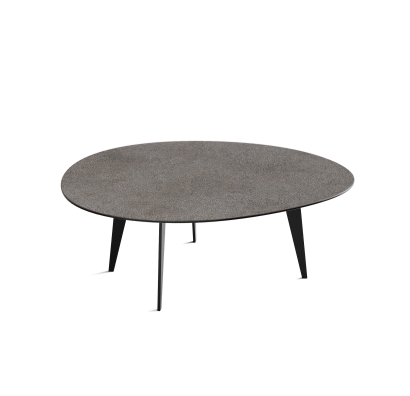 Стол журнальный KALLIOPE COFFEE TABLE BLACK TAUPE  111X94X37 СМ. (NRM01088)