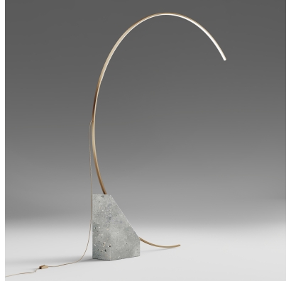 Торшер RUNE FLOOR LAMP ORO ORO 176X14X204 СМ. (NRM01249)