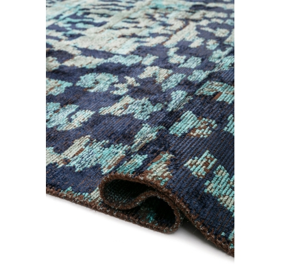 Ковер современный ETHNIQUE SAHARA 230X160 см.  (NRM02853) TURQUOISE - DARK NAVY - RIVER GREEN