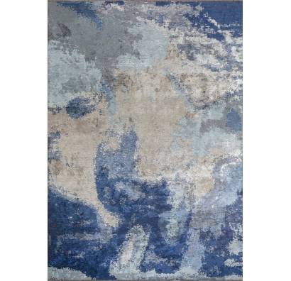 Ковер современный MARQUISE MIST 230X160 см.  (NRM03225) LIGHT CREAM - ICE BLUE - BLUE - NAVY BLUE