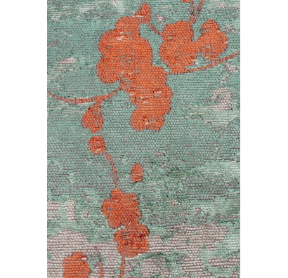 Ковер современный MARQUISE BLOSSOM 300X200 см.  (NRM03151) CORAL - RIVER GREEN - LIGHT CREAM