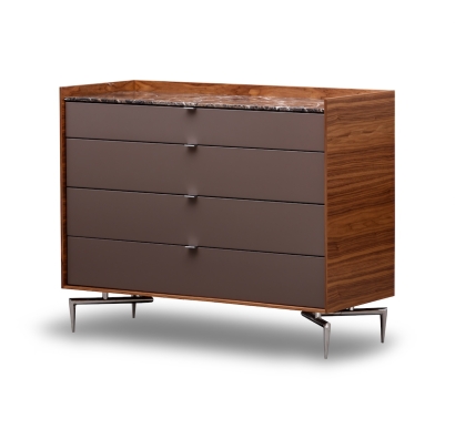 Комод MEST DRESSER Natural walnut Marble terra Natural walnut veneer 112X48X74 СМ. (FUG00038)